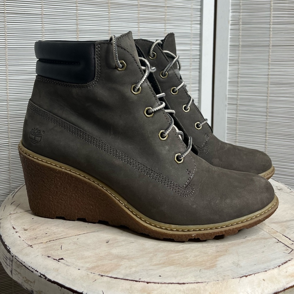 Timberland Alston wedge lace up boots